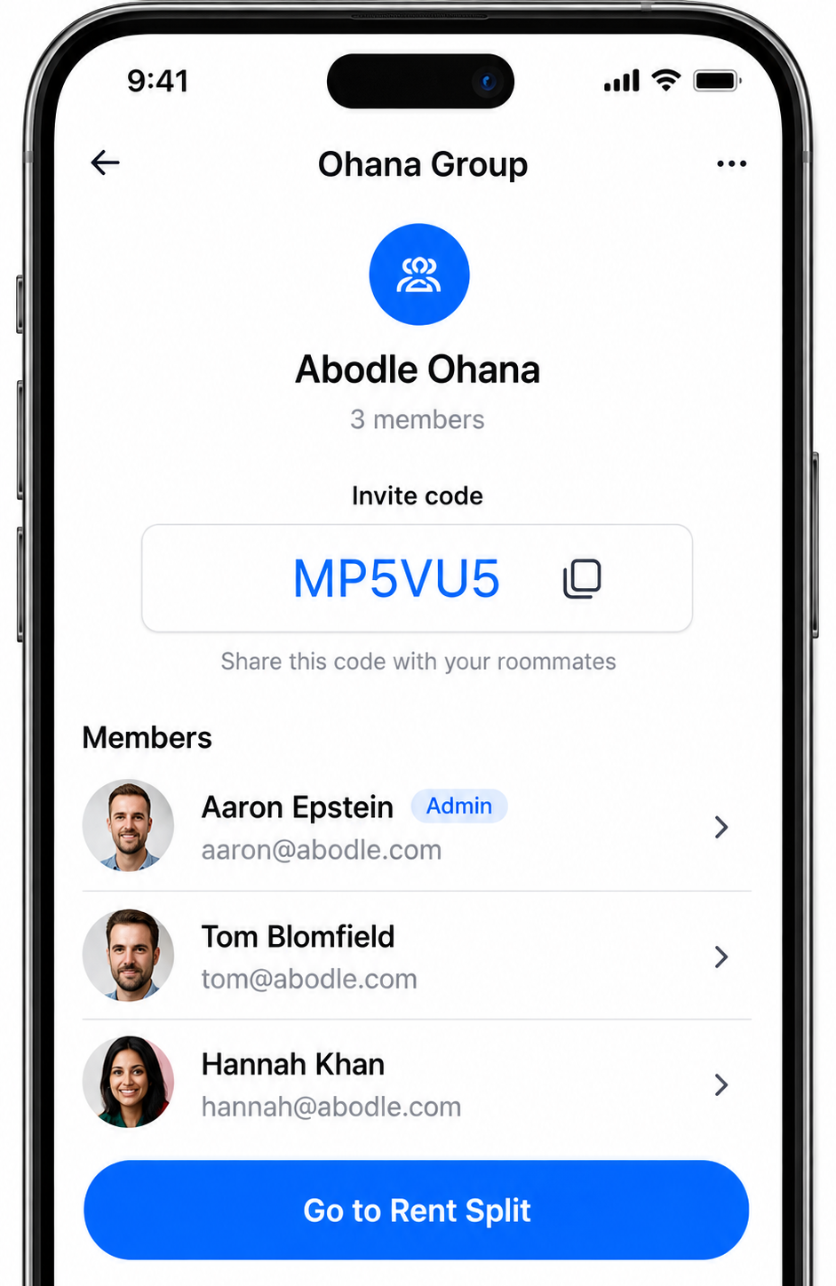 Abodle Ohana group application